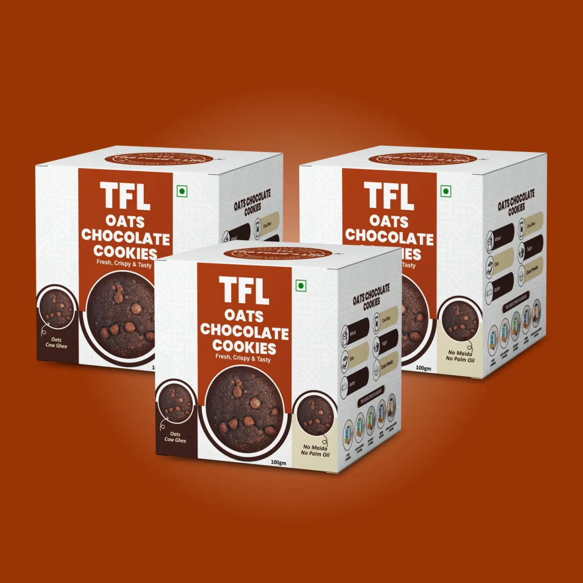 Chocolate Cookies Pack of 3 (100gm x 3) — view 2