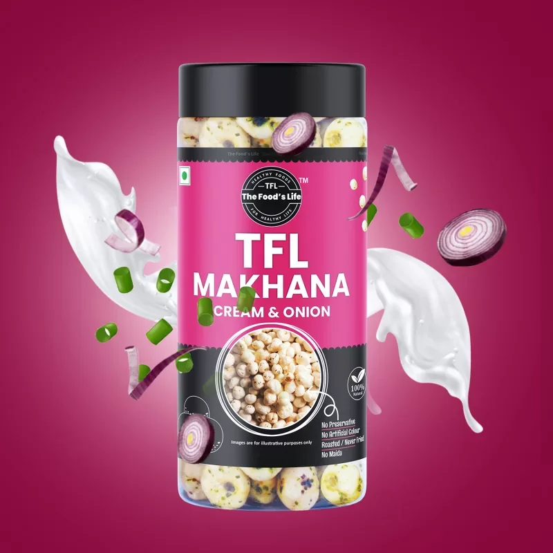 Cream and Onion Makhana 75g – Crunchy Flavoured Fox Nuts — view 2
