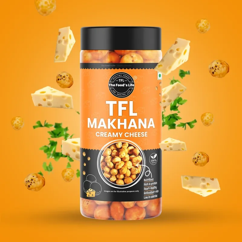 Creamy Cheese Makhana 75g – Cheesy Flavoured Fox Nuts