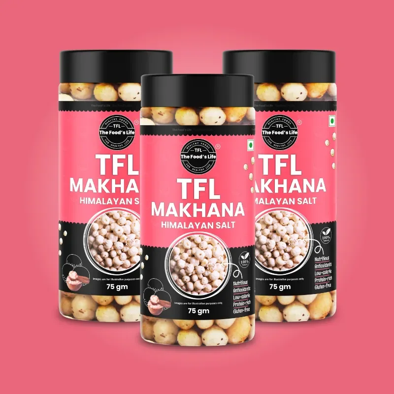 Himalayan Salt Makhana 75g (Pack of 3) – Lightly Salted Fox Nuts Combo