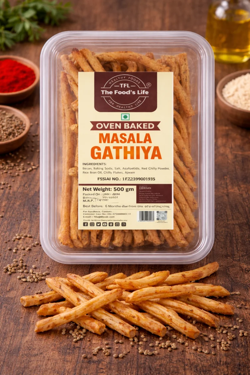 Oven Baked Masala Gathiya 500 gm — view 3