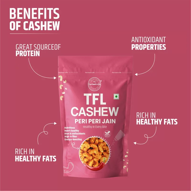 Peri-Peri Jain Cashews 400 gm — view 3