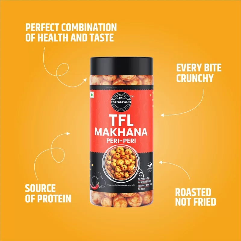 Peri Peri Makhana 75g – Spicy Flavoured Fox Nuts — view 3